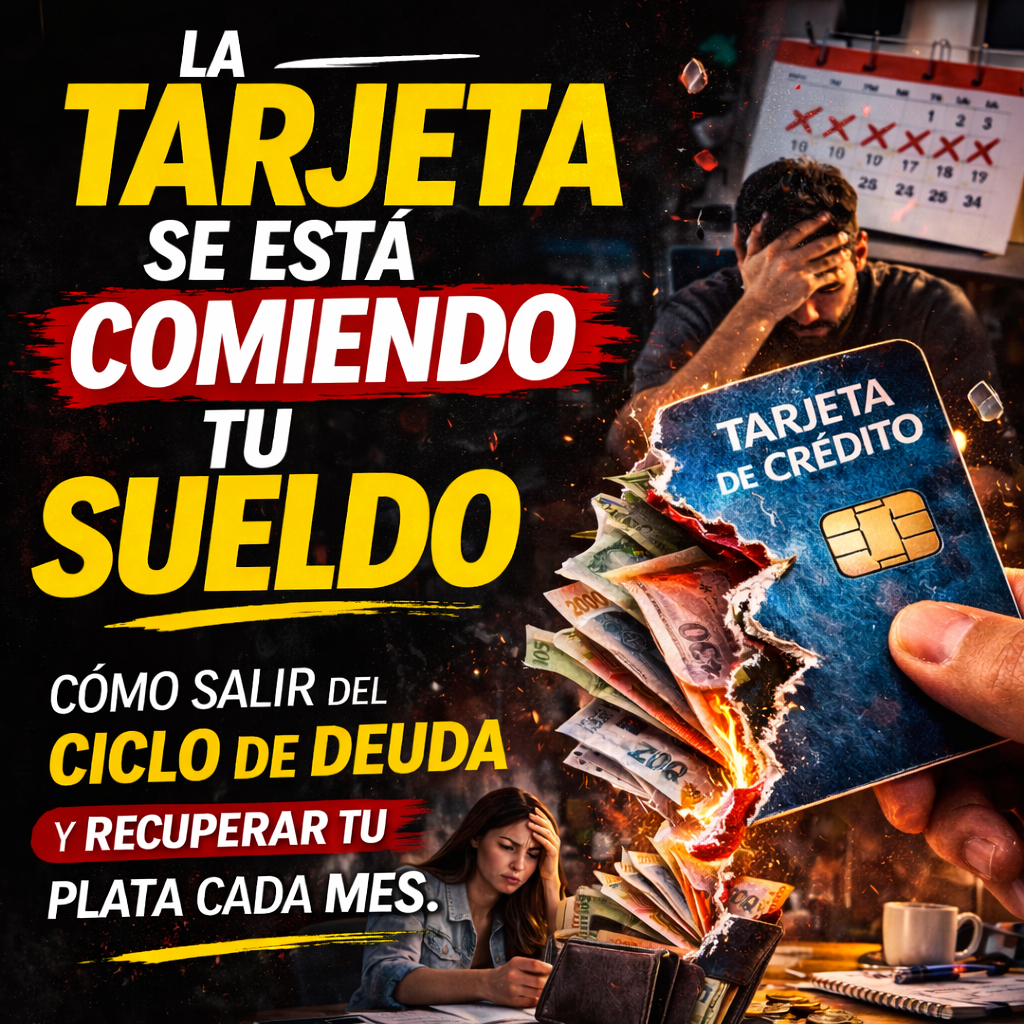 La tarjeta se esta comiendo tu sueldo